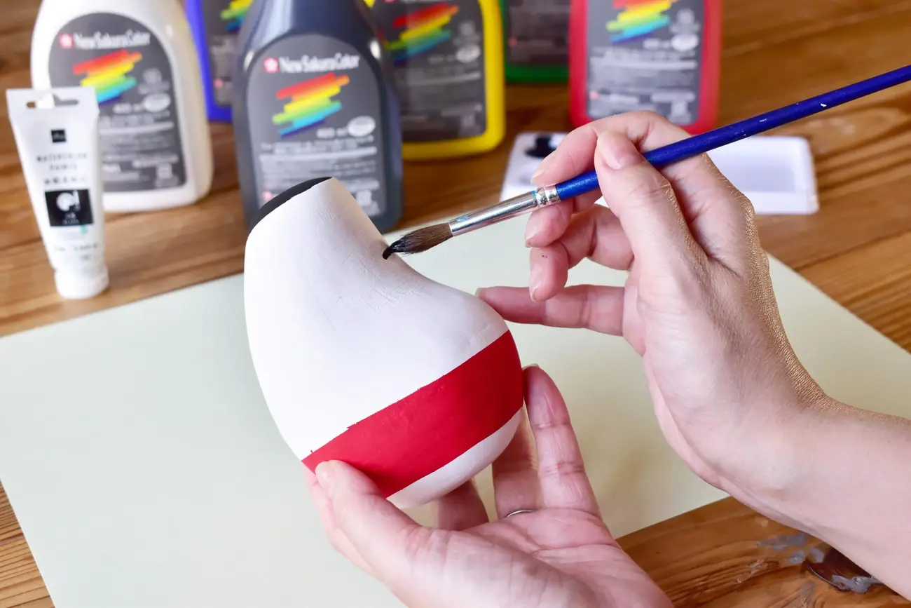 起き上がり小法師(おきあがりこぼし)絵付け体験