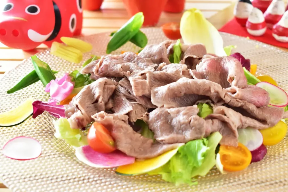 [Summer Only] Plan with "Fukushima Aizu Beef Cold Shabu Salad Style"
